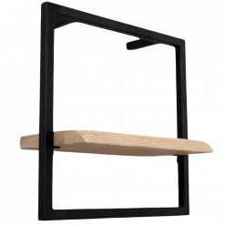 Wandregal Small Schwarz Gerahmt I Industrial Style