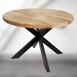 Alternative view of Hora Spider Round Tischgestell Mittelfuß Metall Schwarz