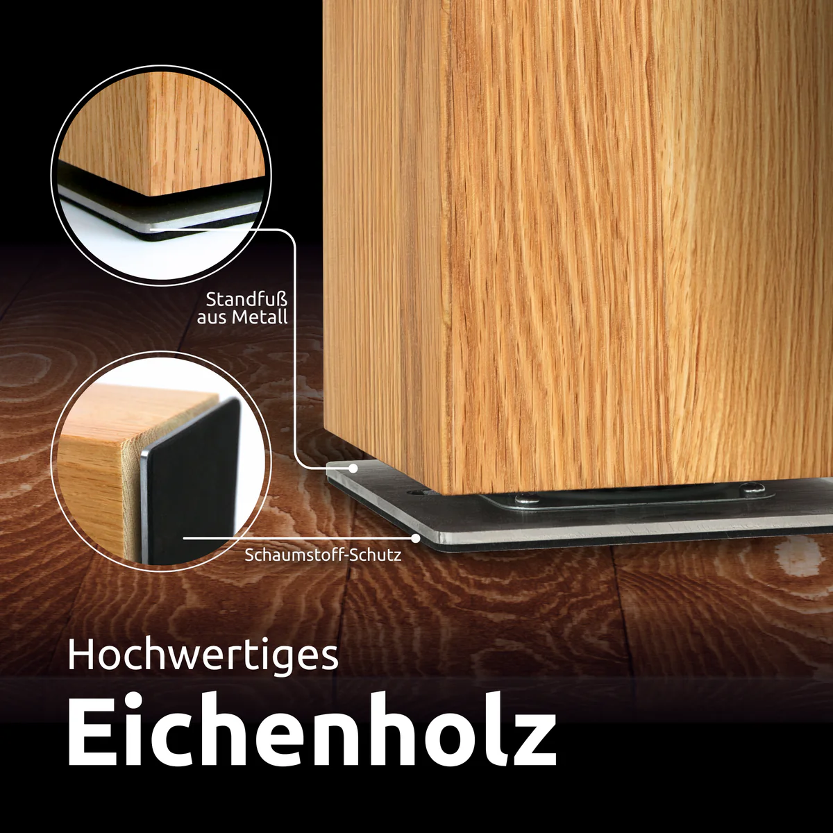 Messerblock 360° Eiche 2