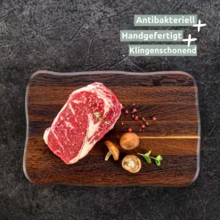 Alternative view of La Madera Schneidebrett Basic | massive Eiche | Dunkel