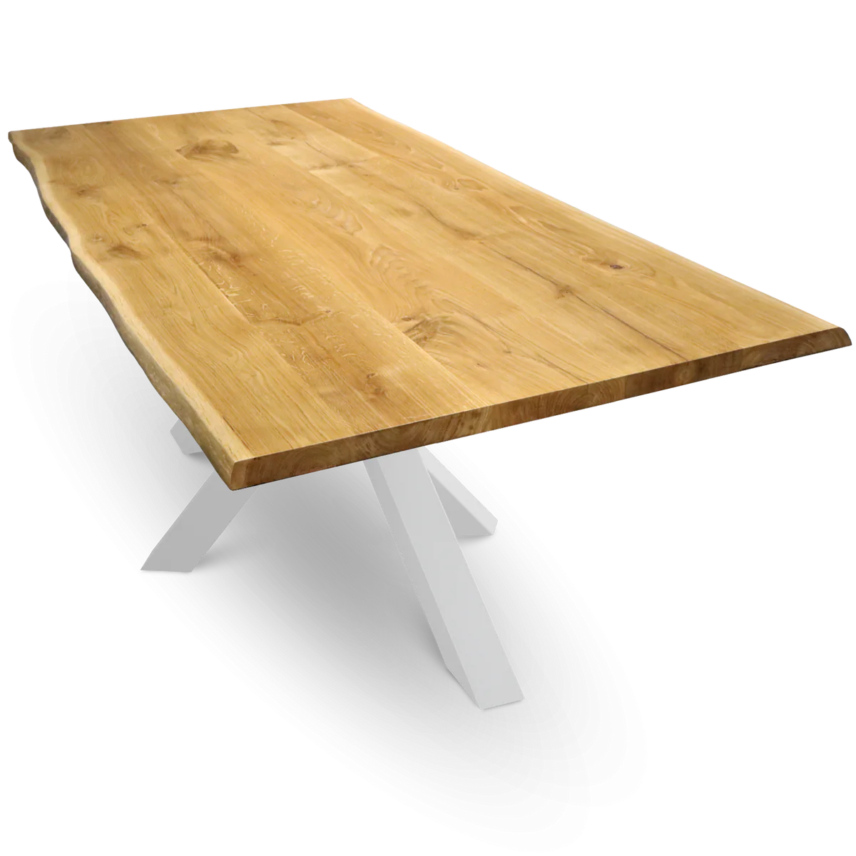 Tischplatte mit Baumkante